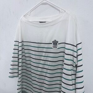 Ralph Lauren Striped Boatneck Top